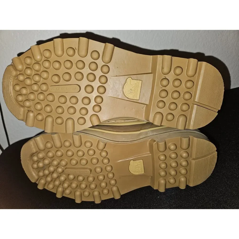 Sorel Caribou Boots Tan Mens Size 10